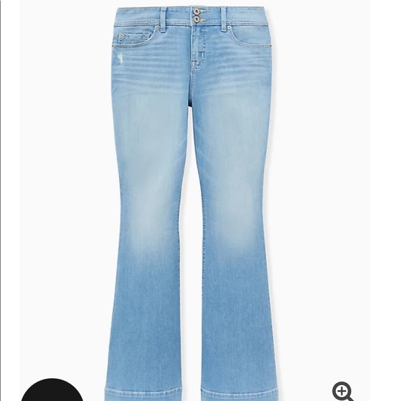 Mid Rise Flare Jean Premium Stretch - Picture 3 of 6